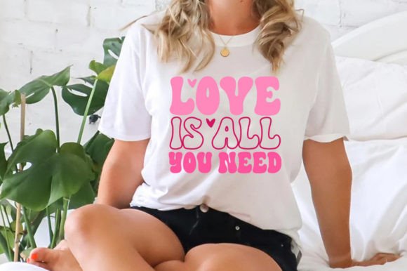 Love is All You Need Retro Svg