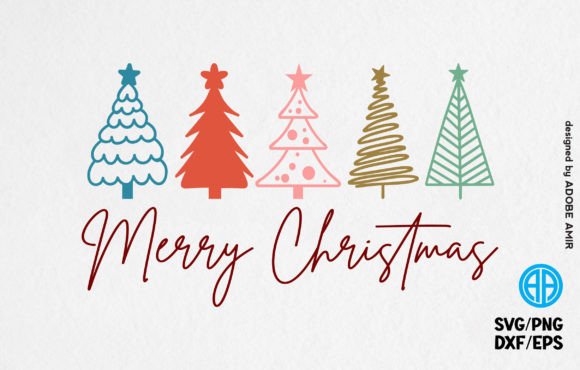 Merry Christmas Quotes Retro SVG Design