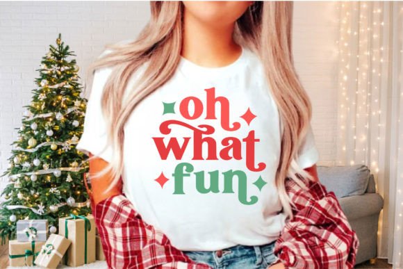 Oh What Fun Retro SVG, Christmas SVG
