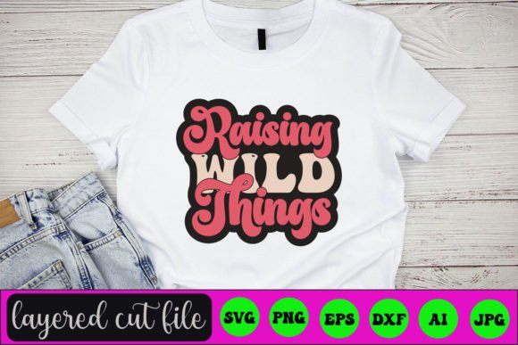 RAISING WILD THINGS RETRO SVG